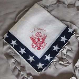 vintage printed cotton handkerchief